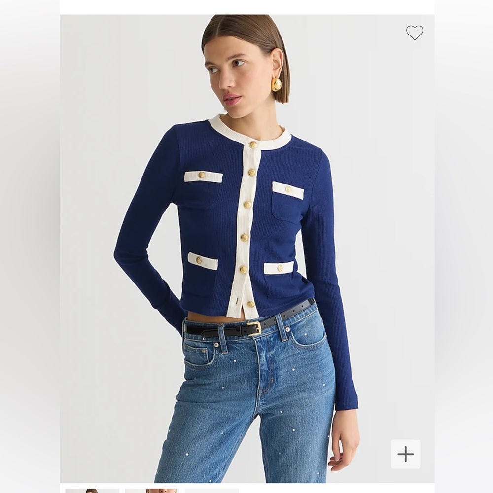 JCrew Vintage Rib Lady Jacket, NWT!